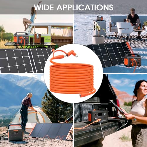 Solar Panel Extension Cable Compatible with Jackery Solar Panel Connector Perfectly for Gz Yeti, Aker, Jackery Portable Power Station (35 Feet) - Image 8