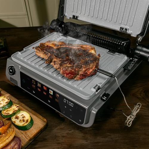 Grill Électrique Cecotec Rock'ngrill 2000 Smash – 2000W, Sonde Température, Plaques Réversibles - vue 5