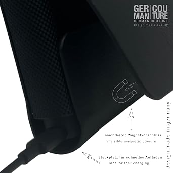 GC case compatible with glo tobacco heaters and neo sticks Hyper protective cover starter set accessories, black