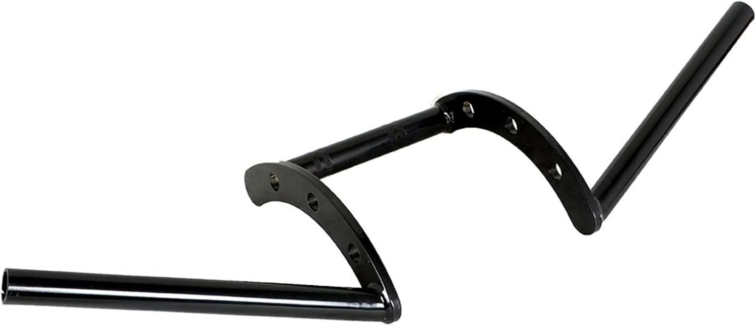 WFLNHB 7/8 Z Bars Motorcycle Handlebars Chrome Replacement for Drag Custom Bobber Chopper Cruisers Softail Dyna Sportster