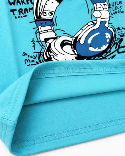 Image of Kuchipoo Boys Sleeveless Cotton Tshirts | Printed Round Neck Kids Tshirts for Summer Wear | Pack of 4