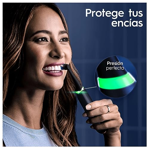 Oral-B iO 9 Cepillo De Dientes Eléctrico Negro, 3 Cabezales, 1 Estuche Cargador De Viaje, 7 Modos De Cepillado, Sensor De Presión, Edición Especial, Diseñado Por Braun - imagen 3
