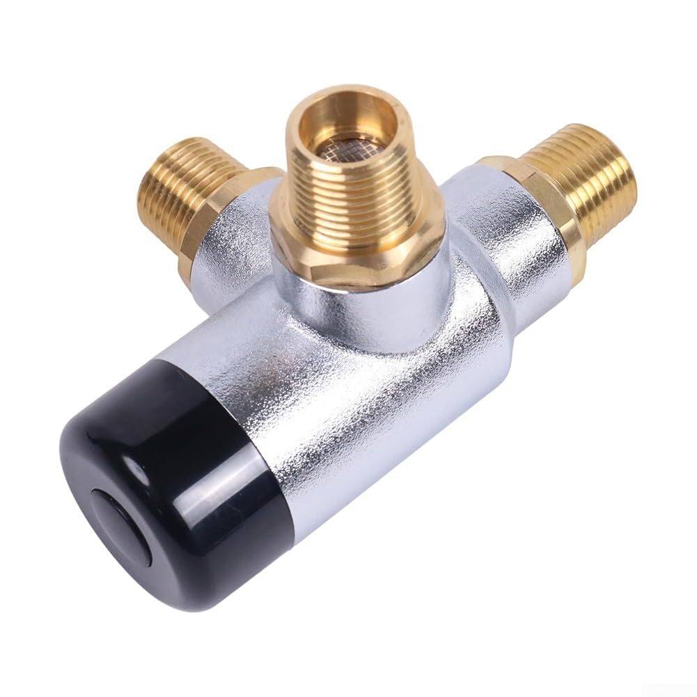 GLOBALHUT Válvula Termostática de para latón 1/2" Control para preciso