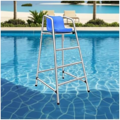 Heavy-Duty Lifeguard Chair with Removable Referee Ladder – Ideal for Hotels, Pools, Lakes, and Patios – Perfect for Indoor & Outdoor Use, High Load Capacity