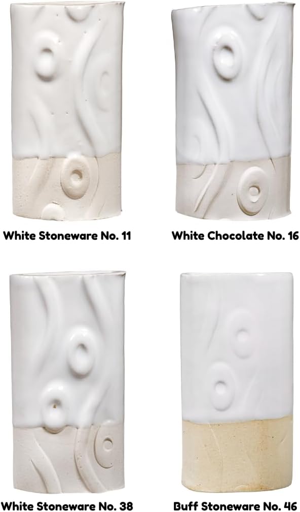 AMACO Celadon C-10 Snow White High Fire Transparent Gloss Glaze Pint, 16 oz. (473 mL), 100% Mixable Mid-High Fire Cone 5-6 (C) Liquid Ceramic Pottery Glaze for Bisque