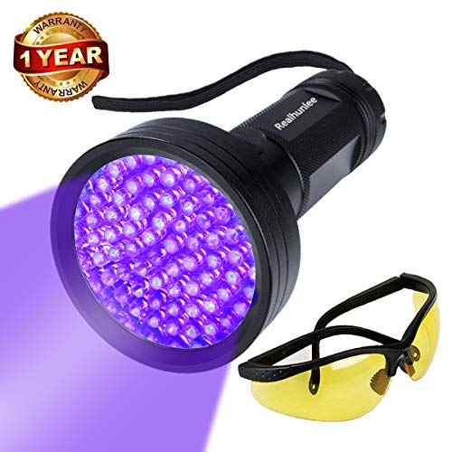 UV Black Light Flashlight, Super Bright 68 LED #1 Best Pet Dog Cat
