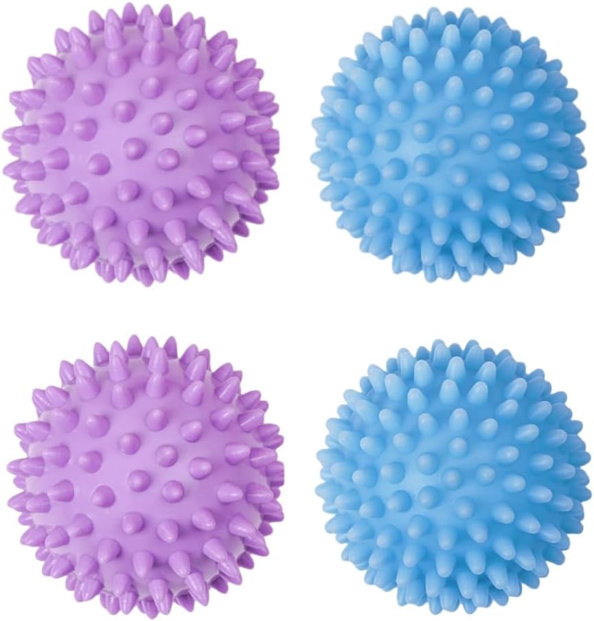 uvbws4PCS Laundry and Drying Machine Balls – Desiccant Balls – Drying Machine Laundry Balls – Reusable – Relieve Wrinkles – Soften and Fluffy Clothes