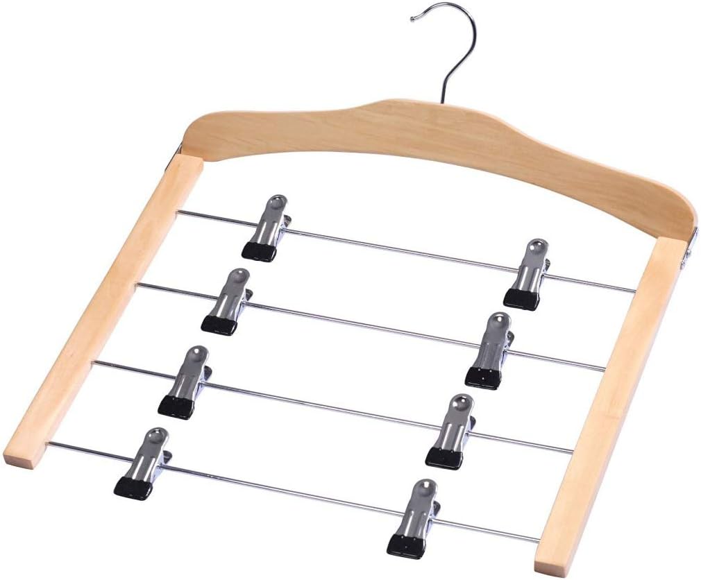 Zeller 17118 Skirt Hanger 39 x 43 x 1.2 cm Beech / Chrome by Zeller