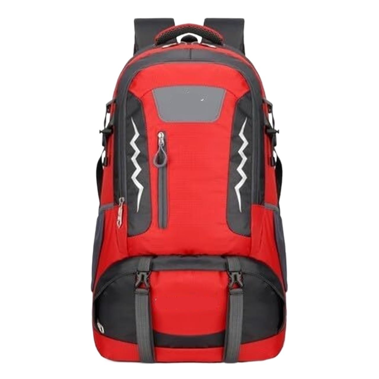 Plecak Turystyczny Plecak Trekkingowy 60L Plecak Kempingowy Piesze Wędrówki Trekkingowe Dla Mężczyzn I Kobiet Wspinaczka Górska Na Zewnątrz Torba Podróżna Torba Alpinistyczna(Rot)