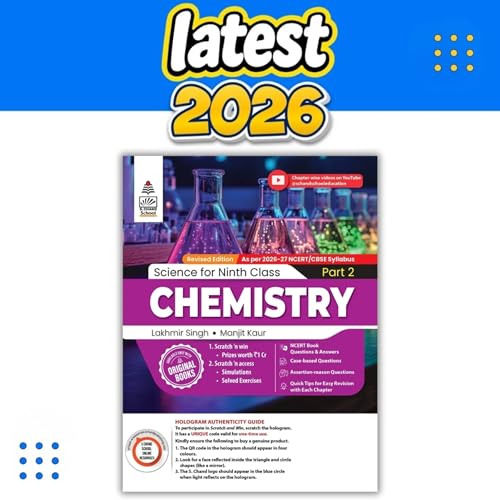 Image of Lakhmir Singh Science Class 9 Chemistry Part 2 (2026-27 For CBSE Board Exams) | As Per NCERT & CBSE Syllabus | Complete Chemistry Study for School Exams | NCERT Book Questions & Answers, CBQ, Solved Board Papers & Exercises - Science Grade 9
