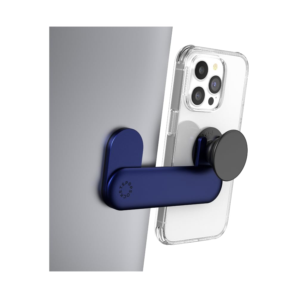 PopSockets Laptop Phone Mount for PopGrip- French Navy