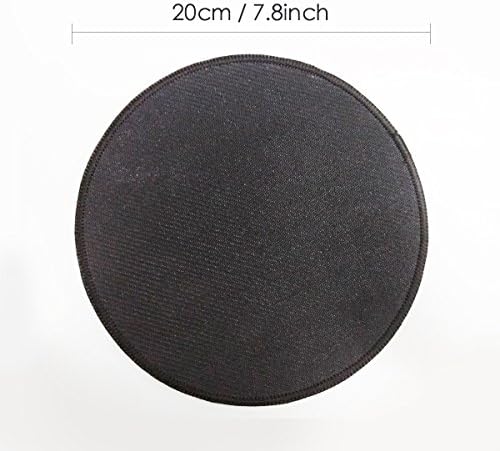 Miniatura 2 de Heart Camel Lira National Flag Coconut Tree Mouse Pad Desktop Office Round Mat for Computer