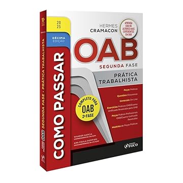 Capa do livro Como Passar na OAB 2ª Fase - Prática Trabalhista - 10ª Ed - 2025