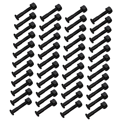 GALPADA 40Sets Skateboard Mounting Hardware Kit Durable Replacement Bolts and Screws with Nuts Easy to Install Lightweight for Skateboards and