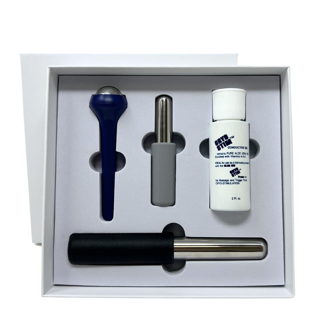 ATC Handels GmbH Eismassagestift Cool im Set oder einzeln - für das ultimative Wohlfühlerlebnis - Hautpflege, Entspannung, Massage (3er Set)