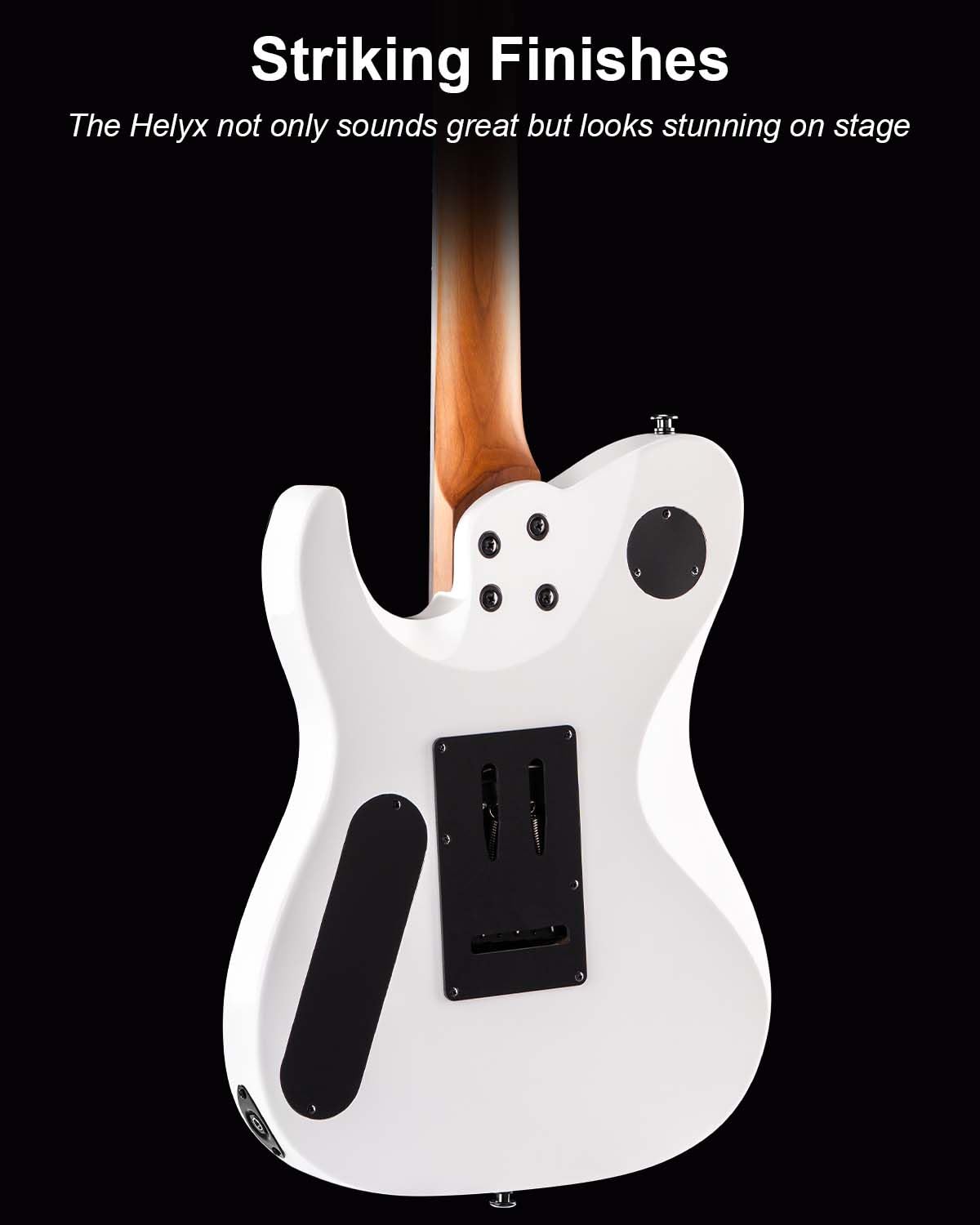 Amazon.com: WestCreek Helyx Electric Guitar, Mahogany Body