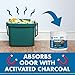 Gonzo Natural Magic Odor Air-Magnet with Activated Charcoal - 14 Ounce (2 Pack) - Odor Eliminator for Car Closet Bathroom and Pet Area Captures and Absorbs Smoke Odors