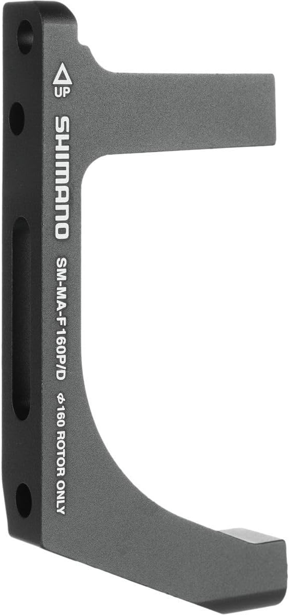 Shimano Flat Mount Disc Brake Adapter Front, Post Caliper To Flat Mount, 160Mm