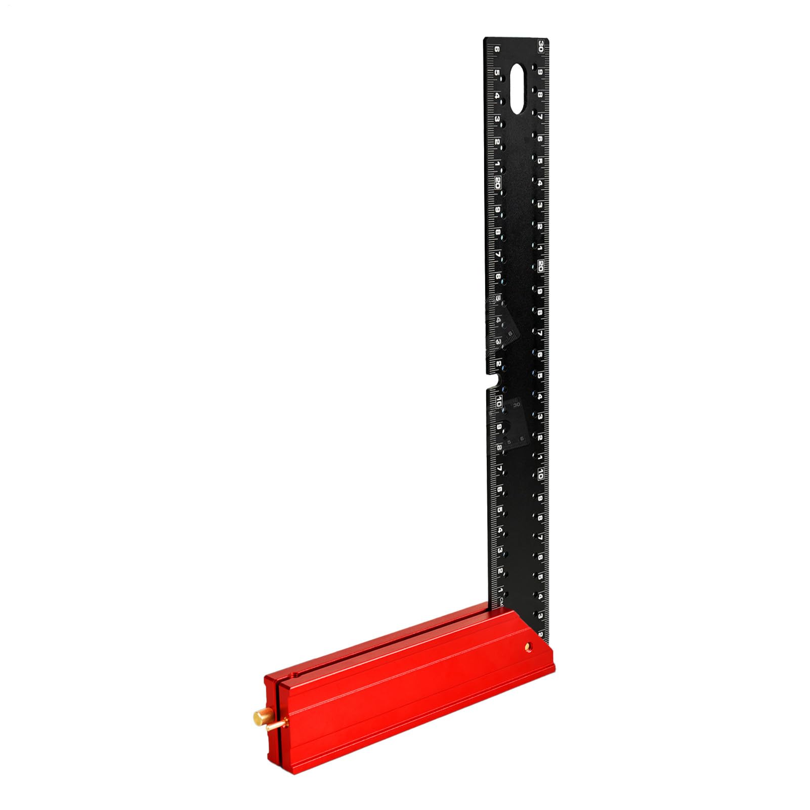 Règle à angle droit équerre d'encadrement rétractable 30,5 cm pour menuiserie et construction - 8