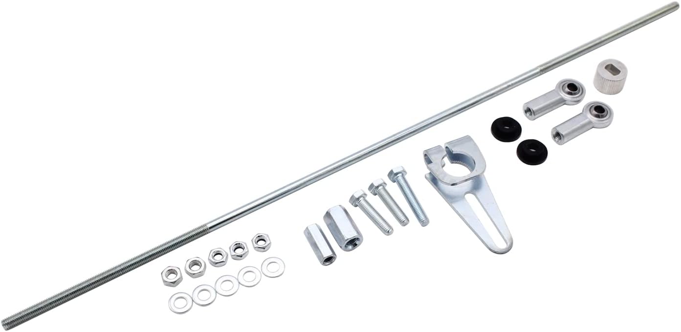 1 SET billet aluminum,Adjustable Column Shift Linkage Kit Fits for GM transmissions TH200, TH350, TH400, TH700R4, 4L60, 4L60E, 4L80E