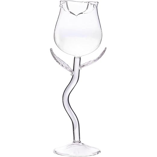 ATORSE Rose Wine Glasses Transparent Barware For Festival Ho