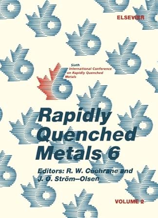 Rapidly Quenched Metals 6, Volume 2 book cover