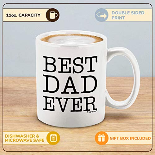 Shop4Ever Best Dad Ever Ceramic Coffee Mug Tea Cup #TOP1
