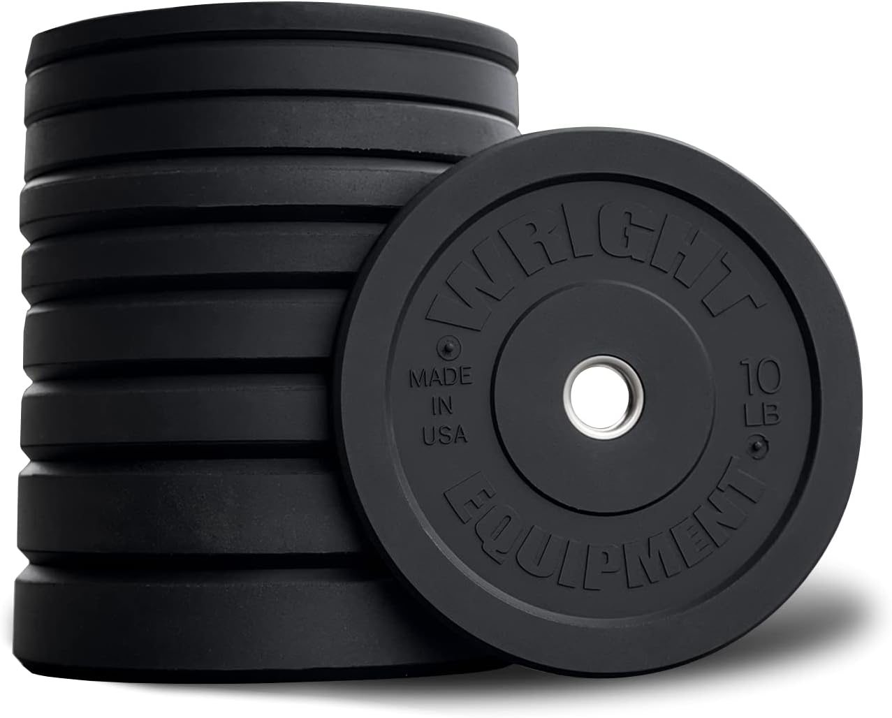 260lb Wright USA AMP Bumper Plates Set Sports & Outdoors