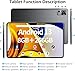 Android Tablet 12 Inch with 8GB RAM 256GB ROM, Octa-Core 2.0Ghz Processor, 2000 * 1200 FHD IPS Touch Screen, 5MP+13MP Dual Camera, 8000mAh Battery, 2K Android 13 Tablet, 5G WiFi, Bluetooth 5.0,GPS