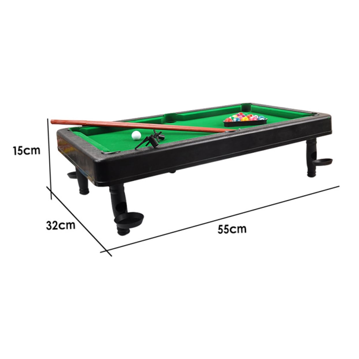 CHILDWEET Tabletop Billiards Game Mini Pool Table Billiard Balls Perfect for Boys and Girls Adults
