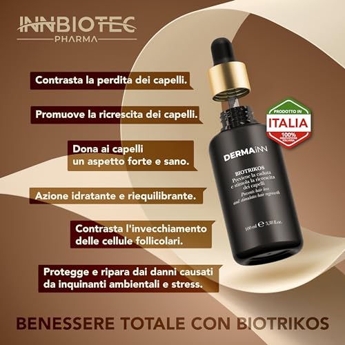 Biotrikos Ampułki przeciw wypadaniu włosów dla kobiet i mężczyzn - serum do wzrostu włosów, balsam przeciw wypadaniu i porostowi włosów dla mężczyzn i kobiet, olejek do wzrostu włosów, serum na noc do