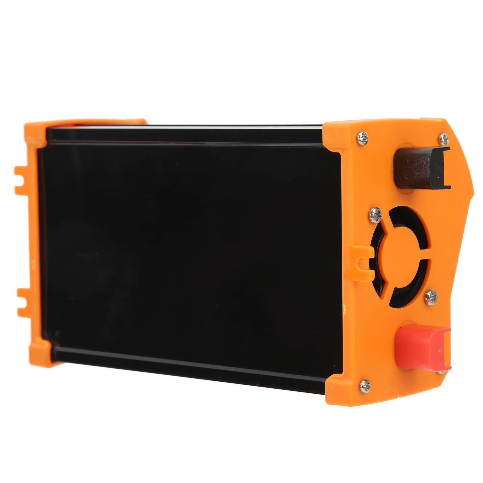 KUIDAMOS Samochodowy Falownik Wydajny Wyświetlacz LCD do Zasilania Awaryjnego Camping Travel Materiał ABS (Czarny)
