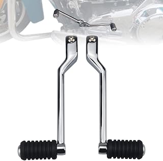 Front and Rear Levers w/Shifter Pegs,Heel/Toe Shift Pegs for Harley Davidson 1986-2017 FL Softail,1988-2023 Touring Road King Road Glide Street Glide Electra Glide and 2008-later Trike Models