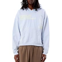 PacSun Men's Light Blue Solid Hoodie