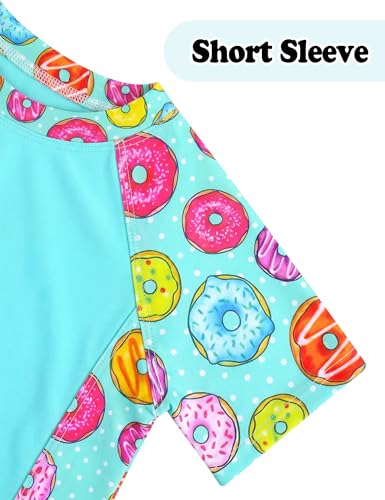 Image of Girls Swimsuit One Piece Bathing Suit Sleeveless Swimwear Matching Skirts for Toddler Kids Swim Surfing