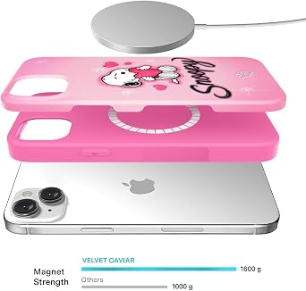 VELVET CAVIAR MagSafe Grip + iPhone 14 Plus Case (Bundle - Snoopy Be Mine)