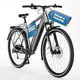 Fischer E-ATB Terra 2.2 Active, Elektrofahrrad für Damen und Herren, RH 55, 459Wh, Heckmotor 50Nm, 48V