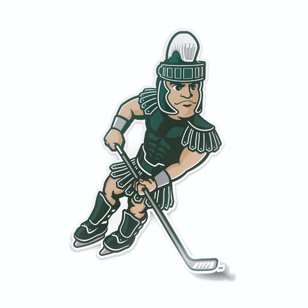 Autocollant Michigan State University Sparty Athletic Hockey MSU Spartans