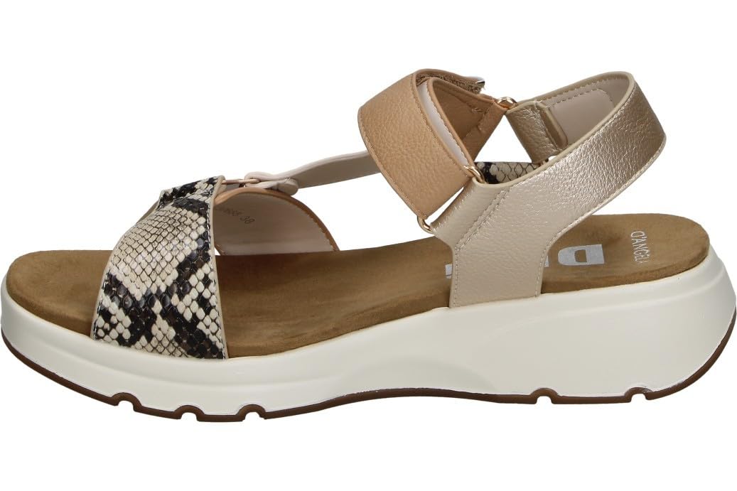 DANGELA | Sandalias con Cuña D'Angela para Mujer – Sandalia Casual con Detalles – Sandalia de Verano – Cuña Media y Cómoda – Versátiles y Combinables – Modelo DBZ30688