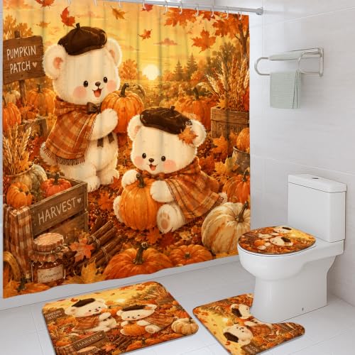Ensemble de rideaux de douche en polyester de qualité supérieure au design rustique chic