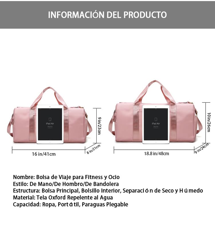 Personalized Duffel Bag Embroidered Name Text Sports Gym Bag Travel Bag with Wet Dry Pockets & Shoe Compartment Women and Men3