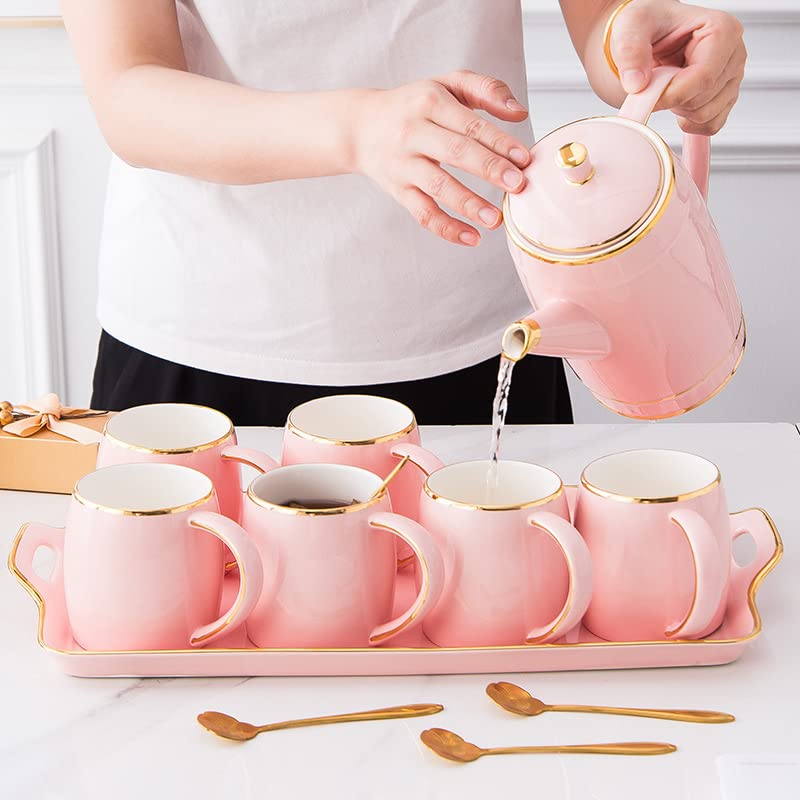 Brocca Set di teiere con tazze in ceramica multifunzionali