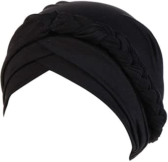 Berretto Turbante Intrecciato In Tessuto Scuba Per Donna Cappello - Foto 3