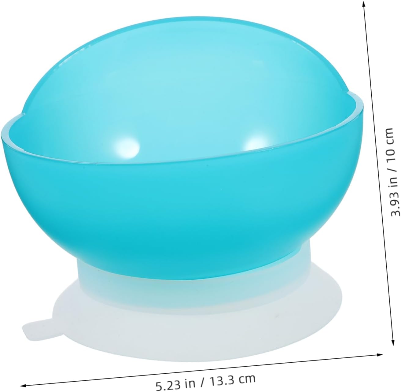 CALLARON Elderly Adaptive Scoop Bowl with Base Spill Dining Dish for Seniors and Disabled -Feeding Supportive Design for Mealtime Independence
