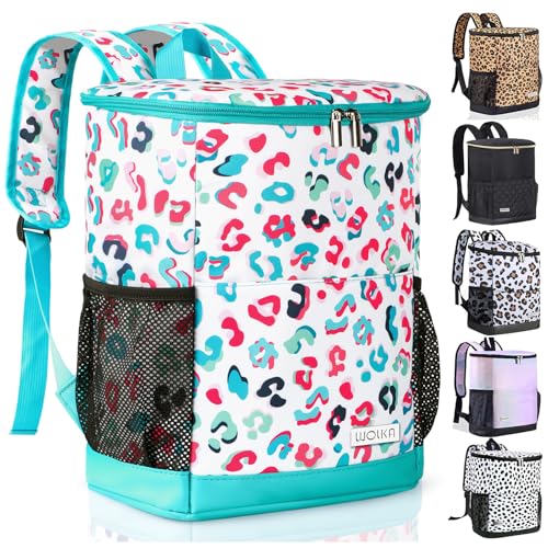 Wolka Cooler Backpack 30 Cans,Portable Backpack Coolers Insulated Leak Proof,Waterproof Soft Sided...