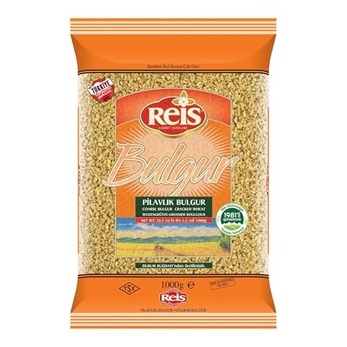 Reis Coarse Bulgur, Wheat Berries, Bulgur Wheat for Pilafs, Meals