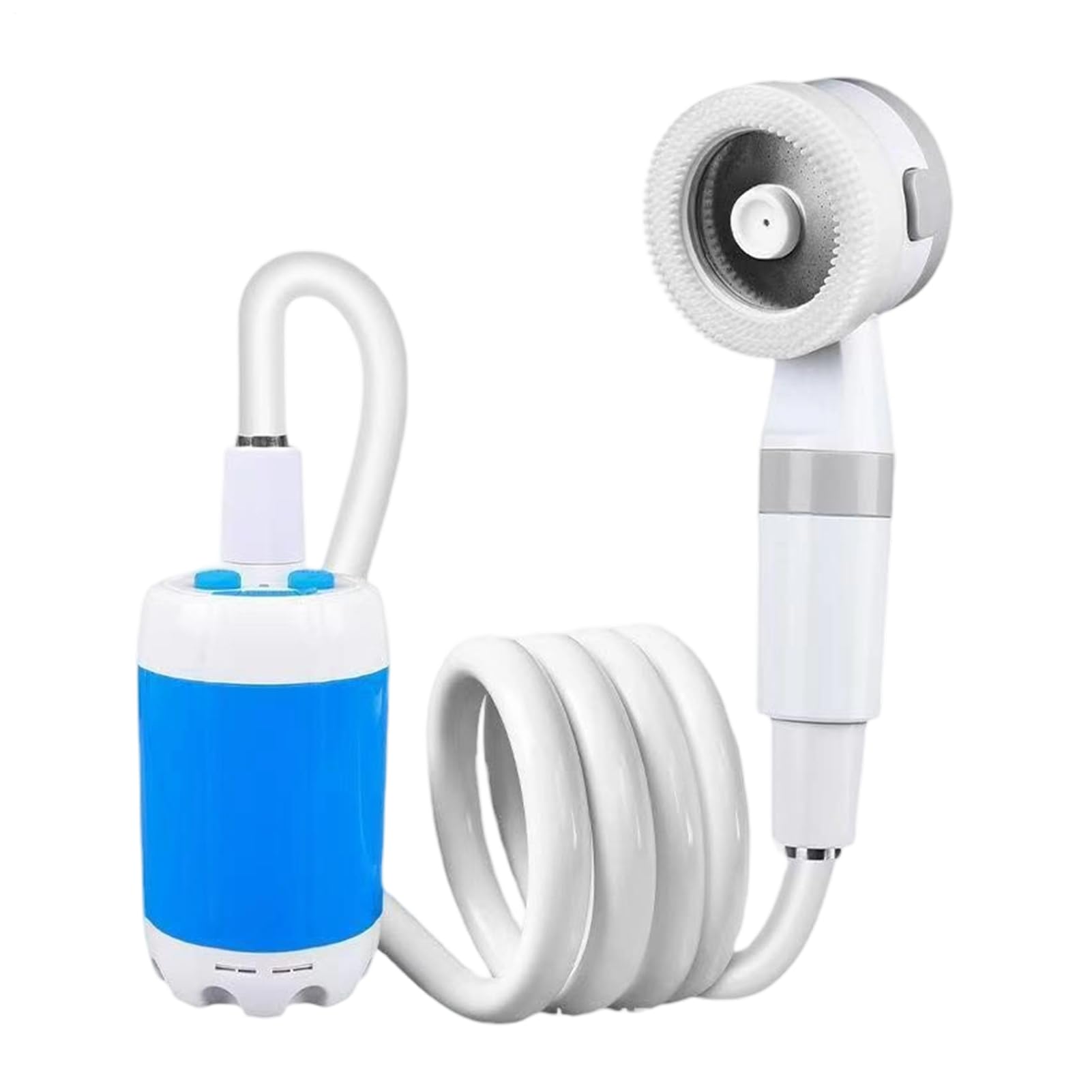 Doccia Portatile, Doccia Elettrica Portatile 5000mah Batteria Integrata, Multiuso 2 Modalità di Getto Accessori per Animali Auto Campeggio Viaggi Spiaggia