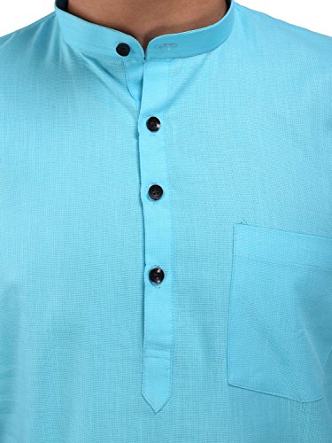 Image of Rajubhai Hargovindas Men's Linen Straight Short Kurta