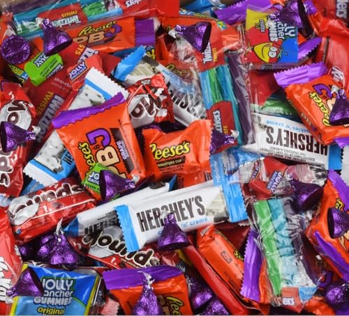 Candy & Chocolate Mix – 5 lb Bulk Variety Pack with Individually Wrapped Treats – for Parties & Sharing