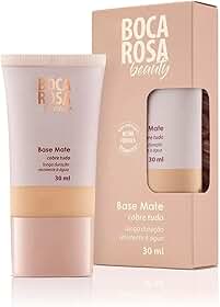 Base Mate Payott Boca Rosa Líquida 30ml, Tom 04 Antonia, Cobertura Completa, Resistente à Água, Acabamento Natural